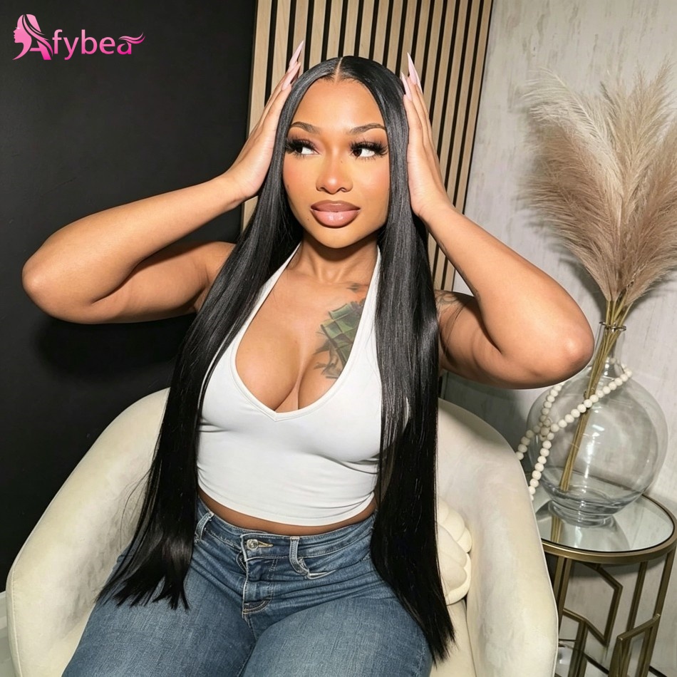 Lace Front Wigs - Parrucche di capelli umani lisci senza