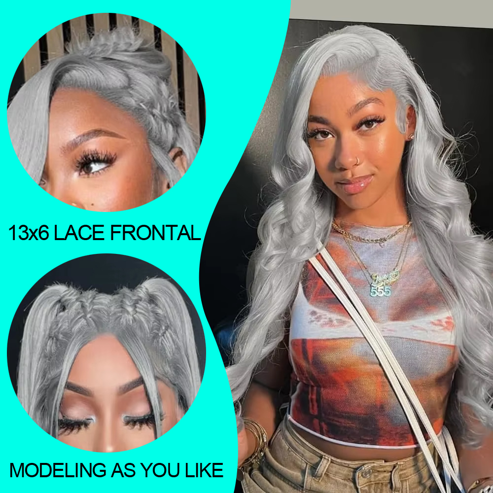 Cosplay Onda Del Corpo Argento - 613 Blonde Body Wave Lace Front Wig recensione e prezzo