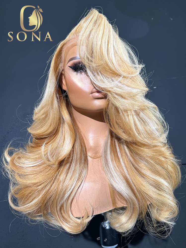 613 #   27 #   Parrucca in Cap - 613 Blonde Body Wave Lace Front Wig recensione e prezzo