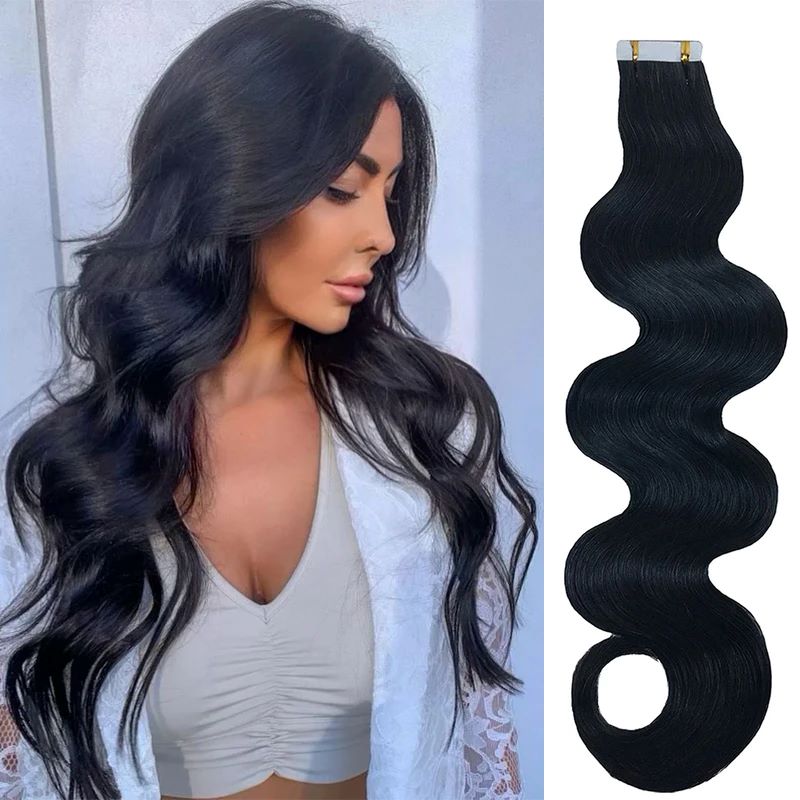 Nastro lungo dell'onda del cor - Invisible Tape In Extensions Real Hair recensione e prezzo