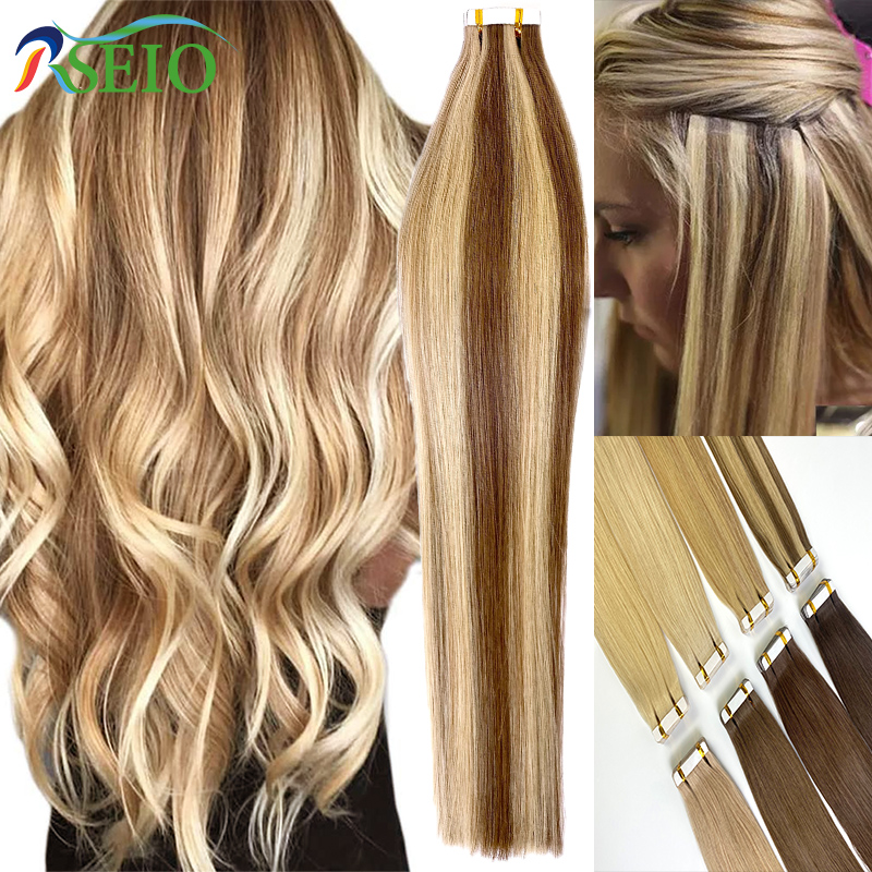 Nastro dritto RSEIO nelle este - Invisible Tape In Extensions Real Hair recensione e prezzo