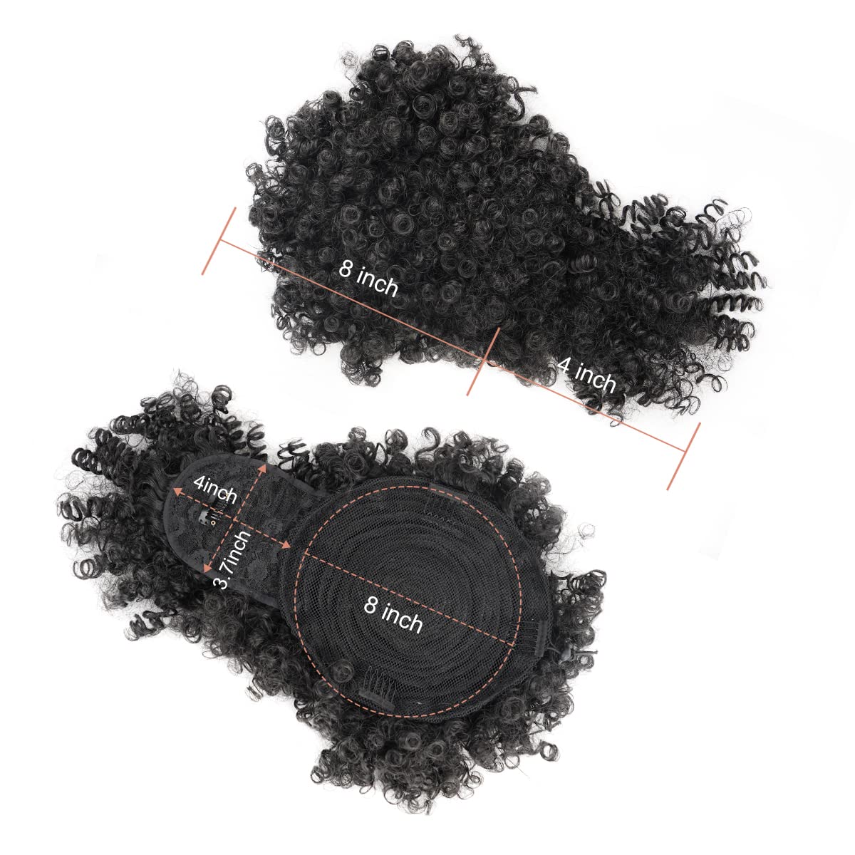 Coda di cavallo con coulisse s - Drawstring Afro Curly Puff Ponytail recensione e prezzo