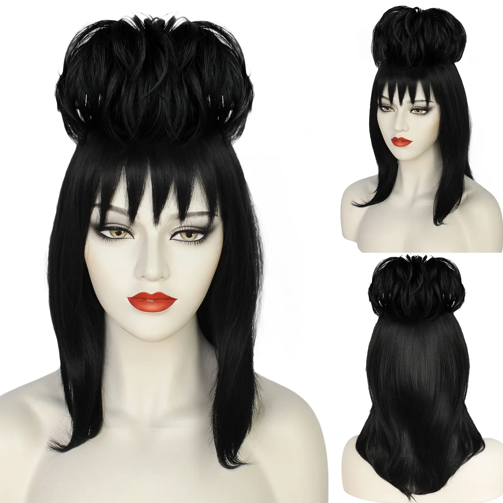 Lydia Deetz Parrucca Cosplay A - Synthetic Braided Wigs For Black Women recensione e prezzo