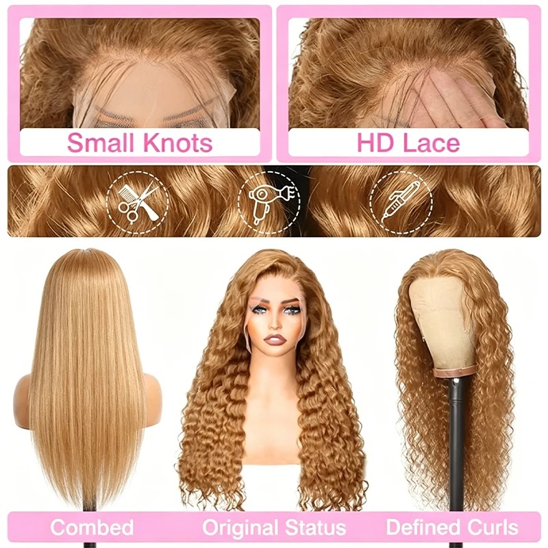 34 Parrucca bionda miele da 38 - Lace Front Wigs recensione e prezzo