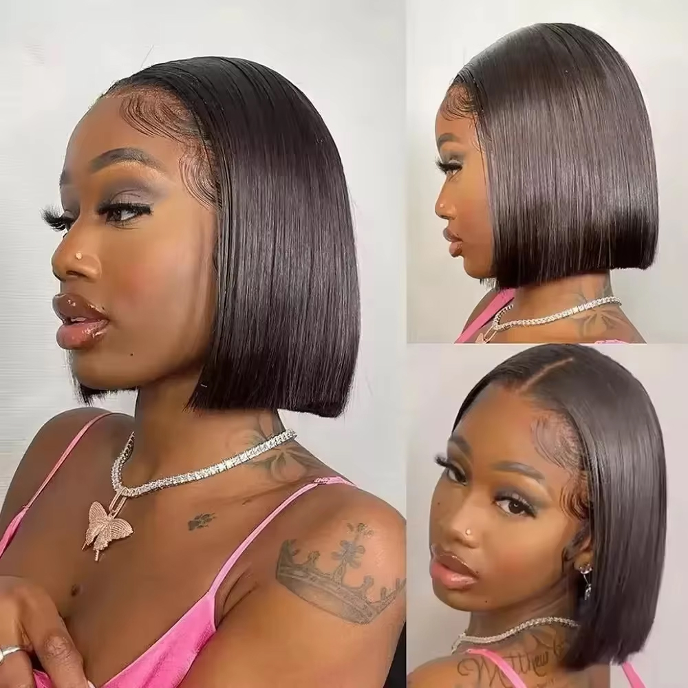 Parrucca corta a caschetto, re - Pre Parted 13X4 Lace Front Bob Wig recensione e prezzo