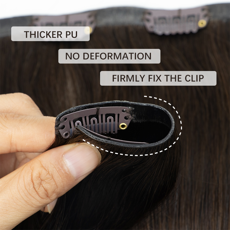 Clip in PU spesso invisibile n - Seamless Clip In Hair Extensions Human Hair recensione e prezzo